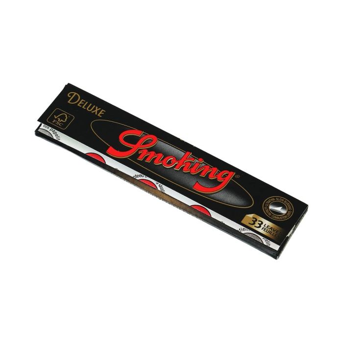 Smoking Deluxe King Size Slim longue feuille à rouler.