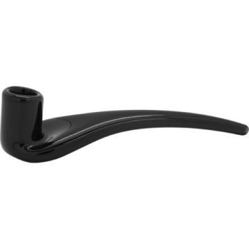 Pipe Weed en Verre Noir 14,5 cm