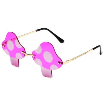 Lunettes Champignon Roses