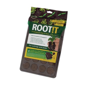 Éponges de Bouturage Naturelles (ROOT!T) 24 pièces avec plateau